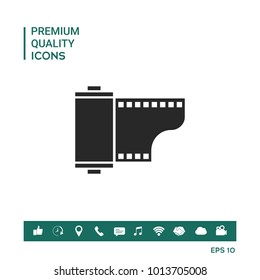 Photographic Film Cassette Icon