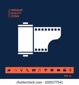 Photographic film cassette icon