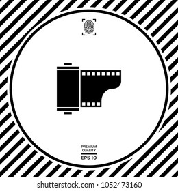 Photographic film cassette icon