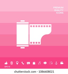 Photographic film cassette icon Photographic film cassette icon