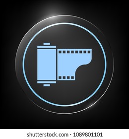 Photographic film cassette icon