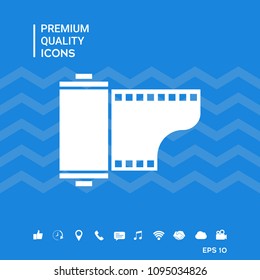 Photographic film cassette icon