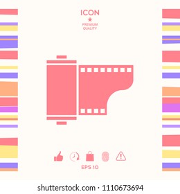Photographic film cassette icon