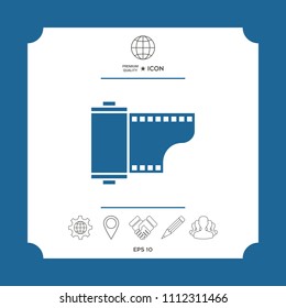 Photographic film cassette icon