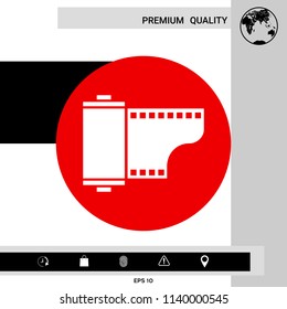 Photographic film cassette icon