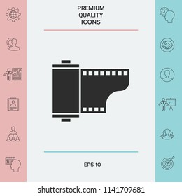 Photographic film cassette icon