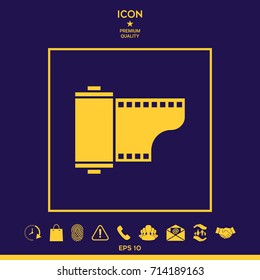 Photographic film cassette icon
