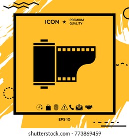 Photographic film cassette icon