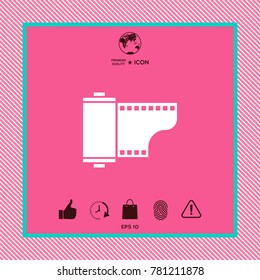 Photographic film cassette icon