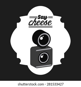 photographic icon design, vector illustration eps10 graphic 