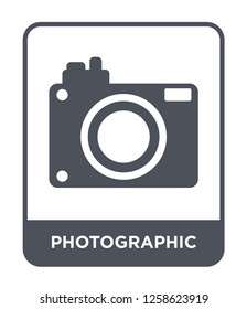 photographic icon vector on white background, photographic trendy filled icons from Museum collection, photographic simple element illustration