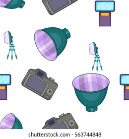 Photographic pattern. Cartoon illustration of photographic vector pattern for web