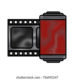 Photographic roll isolated