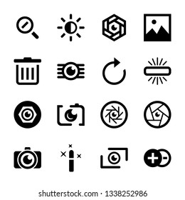 Photographic Tools Icon Set