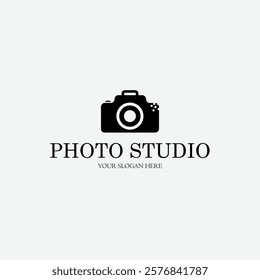  photography abstract camera lens simple logo 