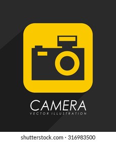 photography app icon design, vector illustration eps10 graphic 