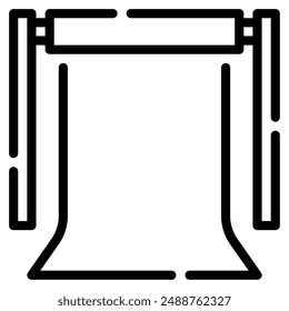 Photography Backdrop icon for web, app, infographic, etc
