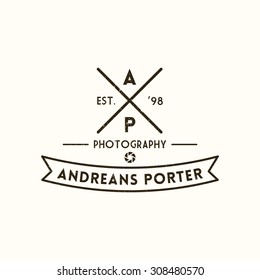 Photography Badge Logo Template
