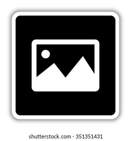 photography - black vector icon