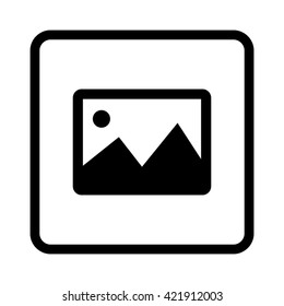 photography  - black vector icon