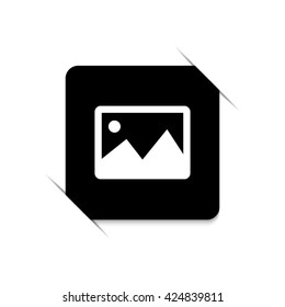 photography  - black vector icon