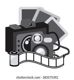 photography camera design, vector illustration eps10 graphic 