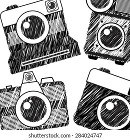 photography camera design, vector illustration eps10 graphic 