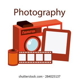 photography camera design, vector illustration eps10 graphic 