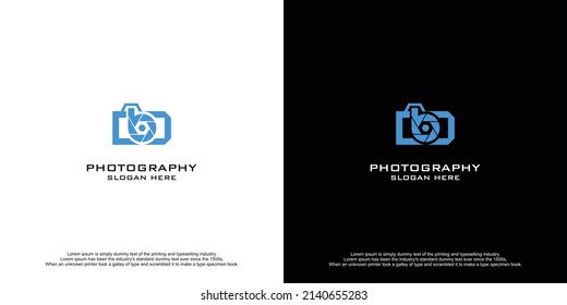 Photography Camera Digital Logo Design.
