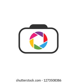 Photography camera graphic icon design template illustration