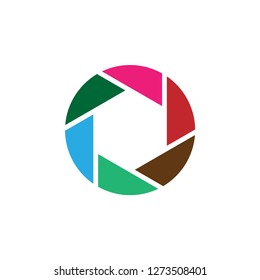 Photography camera graphic icon design template illustration