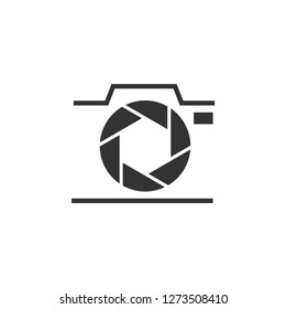 Photography camera graphic icon design template illustration