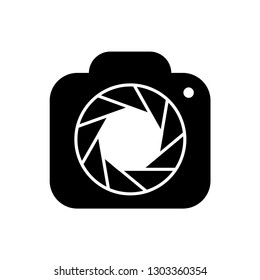 photography, camera icon logo template