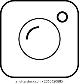 Photography camera icon perfect line style
