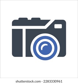 Icono de cámara fotográfica, Vector Graphics