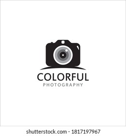 Photography Camera Lens Logo Design Vector
