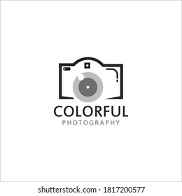 Vector de diseño de logotipo de cámara fotográfica