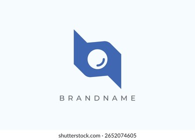 fotografia câmera lente logotipo vetor minimalista design ilustração. Ícone Visão. Símbolo de fotografia.