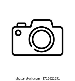 Photography Camera Line Art Icon