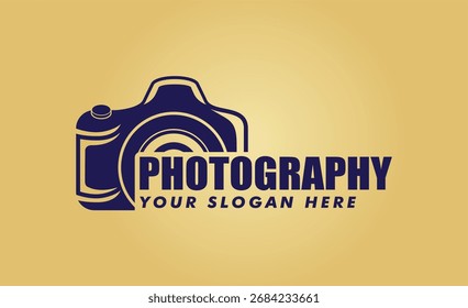 Photography camera logo design template vector illustration branding business flat design minimalist simple creative