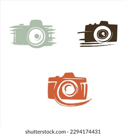 Vector de diseño de logotipo de cámara fotográfica 