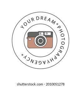 Photography Camera Logo Icon Design Vector