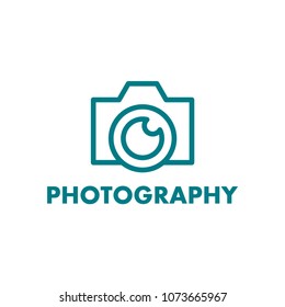 photography camera logo icon vector template