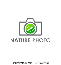 photography camera logo icon vector template