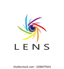 fotografía imagen logotipo icono diseño vectorial de la cámara aislado en fondo negro