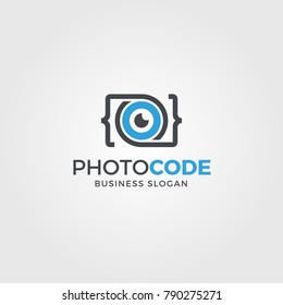 photography / camera Logo - Photo code