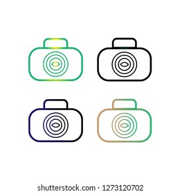 Photography Camera Logo useful, editable. And printable Perfect for use in a wide range of new media templates: Web Marketing Agency, Social Media Services Showcase, Online Marketing Apps, and Web.