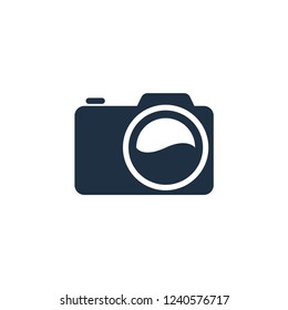 photography camera nature logo template