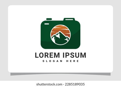 Photography Camera Nature Logo Template Design Inspiration