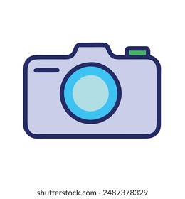 Fotografie, Kamera, Foto, Bild, Schnappschuss, Aufnahme, Objektiv-Icon-Vektorillustration.